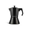 Edënbërg Black Line - Percolator 3 kops - Espresso Maker - Aluminium - Zwart