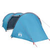 vidaXL Tunneltent 4-persoons waterdicht blauw