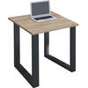 Lona Bureau 80x80 cm U-frame Sonoma eiken decor/zwart.