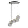 Light and Living hanglamp - brons - glas - 2948927