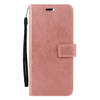 Basey Samsung Galaxy S24 Plus Hoesje Book Case Kunstleer Cover Hoes - Rose Goud