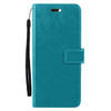 Basey Samsung Galaxy S24 Hoesje Book Case Kunstleer Cover Hoes - Turquoise