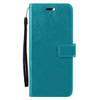 Basey Samsung Galaxy S24 Ultra Hoesje Book Case Kunstleer Cover Hoes - Turquoise
