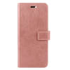 Basey Samsung Galaxy M22 Hoesje Book Case Kunstleer Cover Hoes - Rose goud