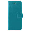 Basey Samsung Galaxy M22 Hoesje Book Case Kunstleer Cover Hoes - Turquoise