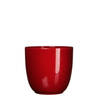 2 stuks - Mica Decorations - Bloempot Pot rond es/17 tusca 18.5 x 19.5 cm d.rood Mica