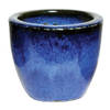 3 stuks - MCollections - Bloempot Pot egg d31h25 blauw Mcollections