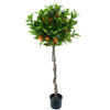 Nova Nature - Orange tree in pot orange 120 cm kunstbloem