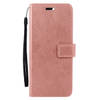 Basey Samsung Galaxy A35 5G Hoesje Book Case Kunstleer Cover Hoes - Rose Goud