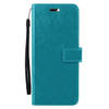 Basey Samsung Galaxy A55 Hoesje Book Case Kunstleer Cover Hoes - Turquoise