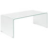 Beliani KENDALL - Salontafel-Transparant-Veiligheidsglas