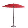 Garden Impressions Manilla parasol Ø250 - carbon black/ rood