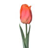 Clayre & Eef Kunstbloem Tulp 50 cm Oranje Kunststof Oranje