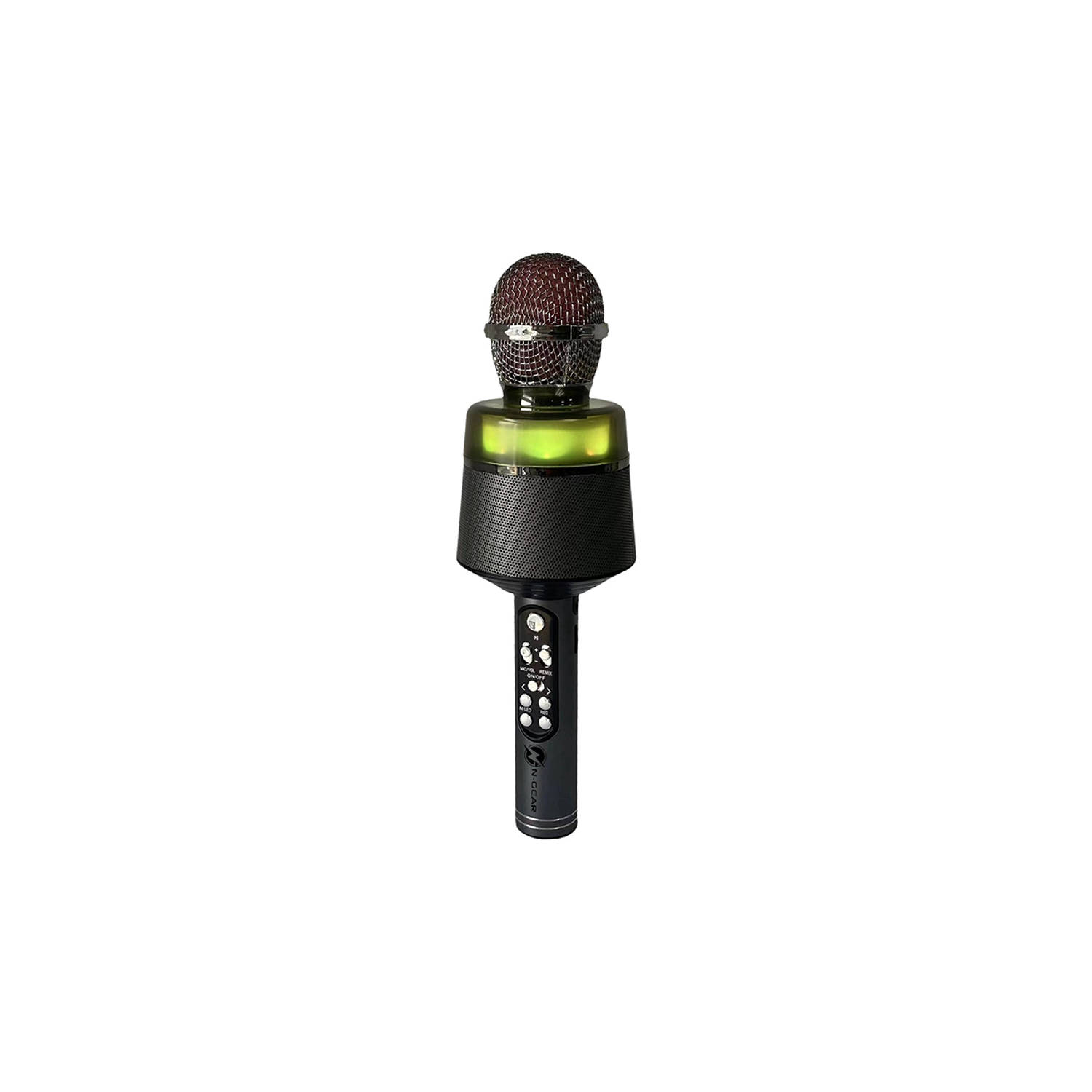 N-GEAR Star Mic Bluetooth Karaoke Microfoon voor Kinderen met Speaker & Verlichting Draadloos Space 
