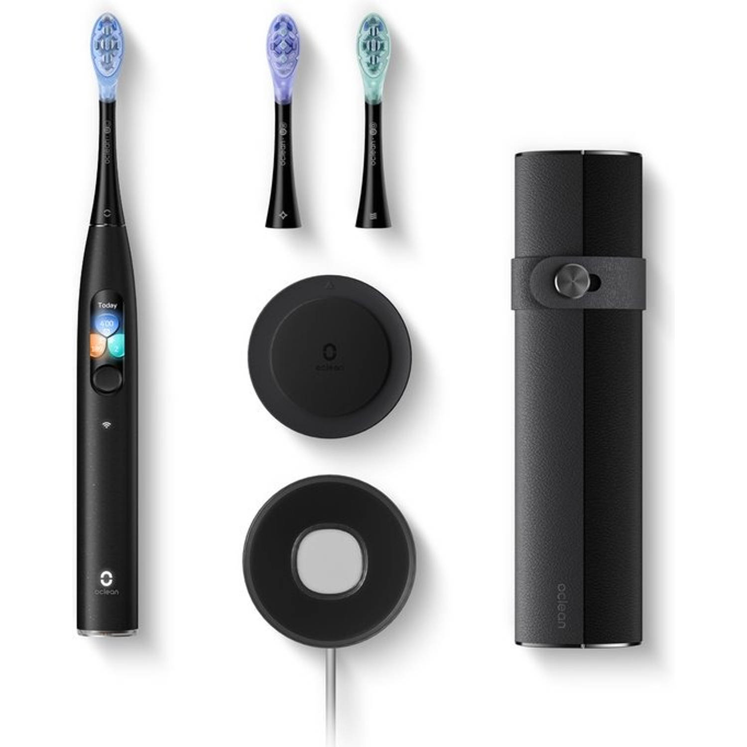 Oclean X Ultra Set Elektrische Tandenborstel Geschikt voor gevoelig tandvlees Touchscreen 3 Meegelev