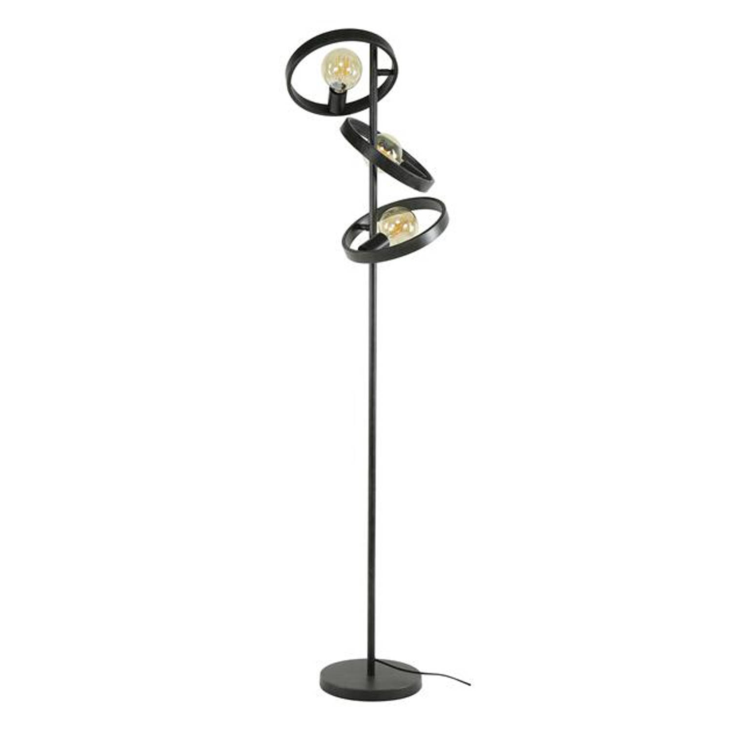 Hoyz Collection Vloerlamp 3L Hover Charcoal
