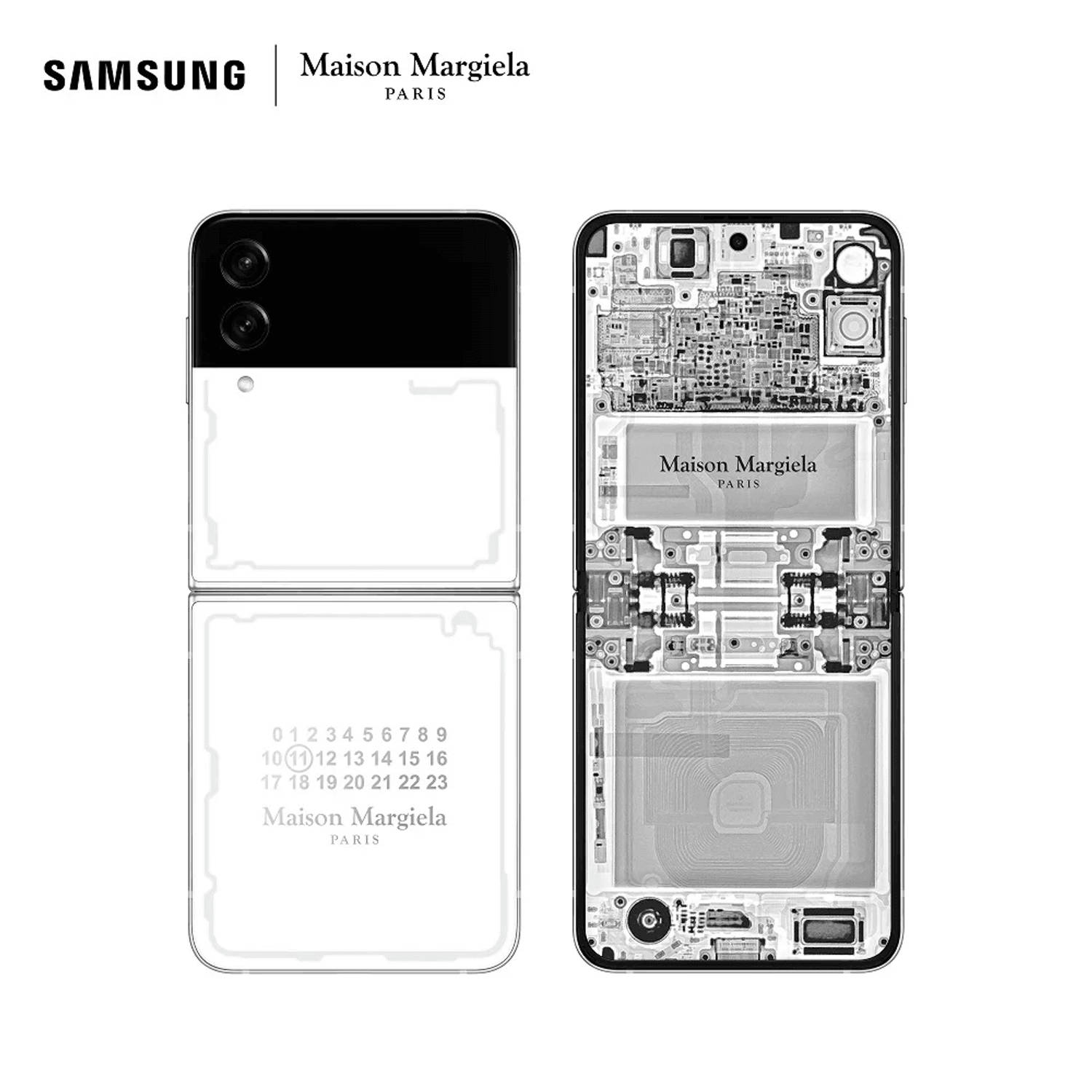 Samsung Galaxy Z Flip4 5G 512GB Maison Margiela Editie Wit