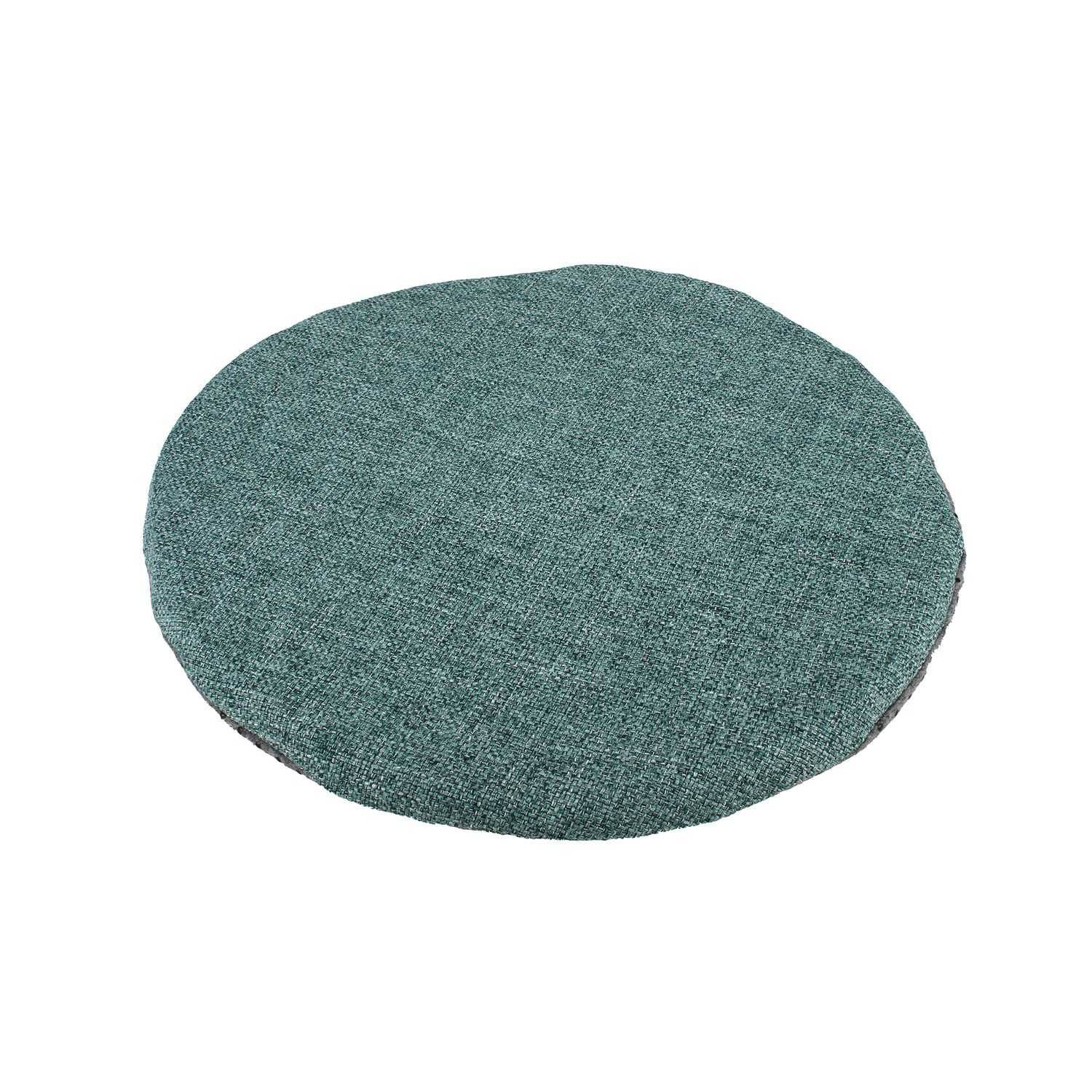 6 stuks Anti-Slip Stoelkussen tbv Kuipstoel 34x34x2 cm - Blauwgroen