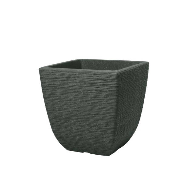 Keter Cotswold Plantenbak Vierkant - 2 stuks - 23L - 32x32x34cm en 34L - 38x38x39cm - Groen