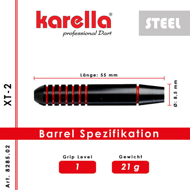 Karella XT-2 steeltip darts 21 gram