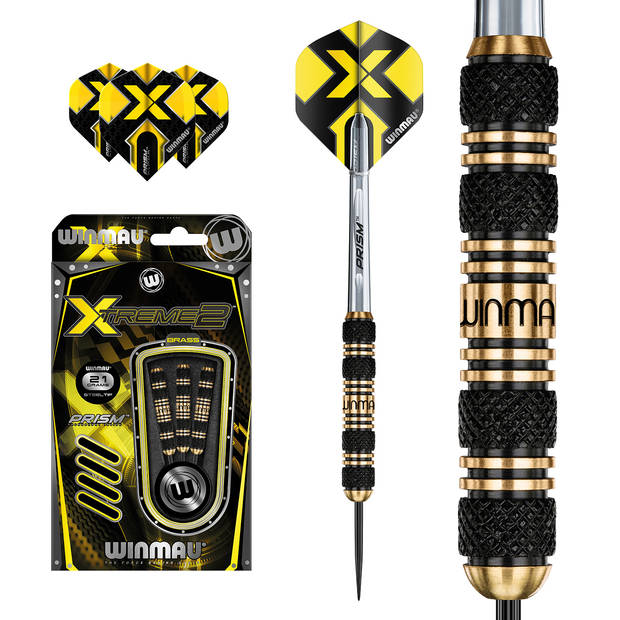 Winmau Xtreme2 brass steeltip dartpijlen