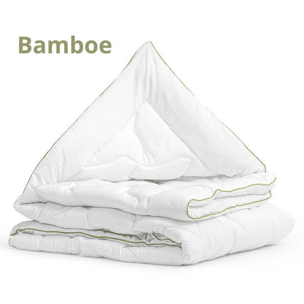 Luxe Bamboe Dekbed All Season Tweepersoons 200x220 cm - Anti Allergisch - Anti Huisstofmijt - Ventilerend & Absorberend