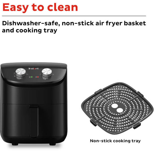 Instant Air Fryer 3,8L (zwart)