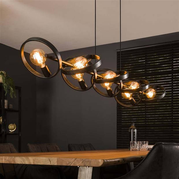 Hoyz Collection - Hanglamp 8L Hover - Charcoal