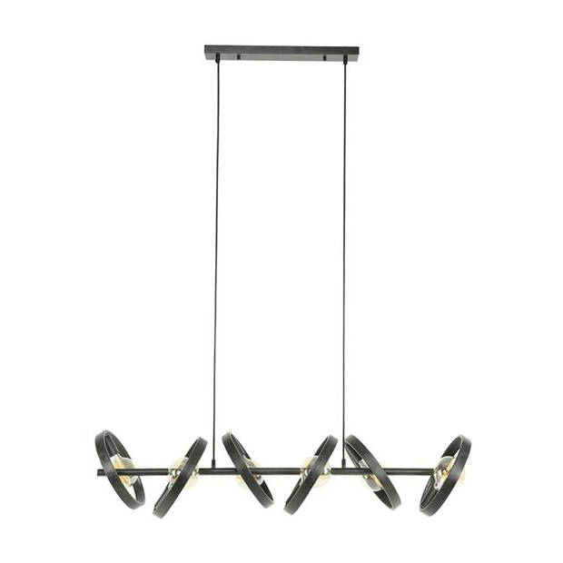 Hoyz Collection - Hanglamp 6L Hover - Charcoal