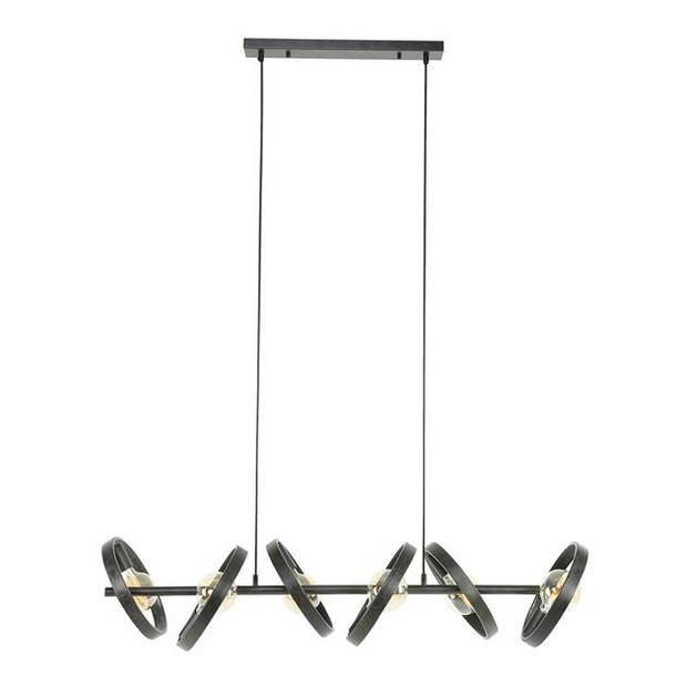 Hoyz Collection - Hanglamp 6L Hover - Charcoal