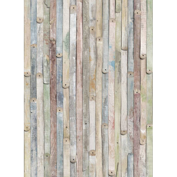 Fotobehang - Vintage Wood 184x254cm - Papierbehang