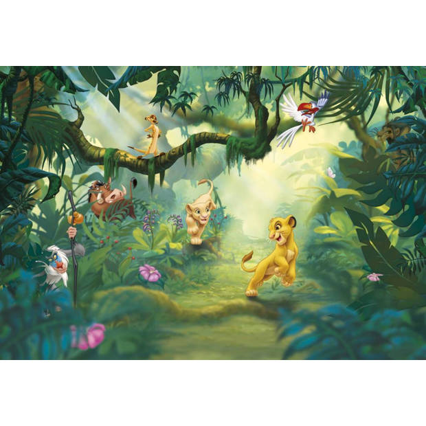 Fotobehang - The Lion King Jungle 368x254cm - Papierbehang