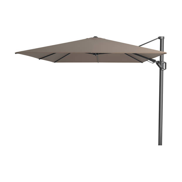 Platinum Challenger parasol T2 Premium - 3,5 x 2,6 m. - Havanna