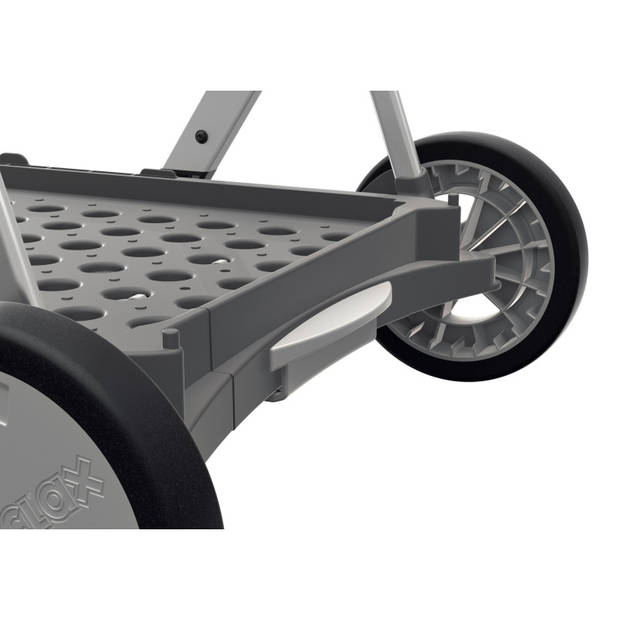 Clax trolley inclusief vouwkrat - Grijs