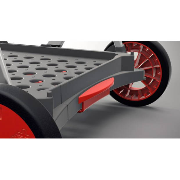 Clax trolley inclusief vouwkrat - Rood