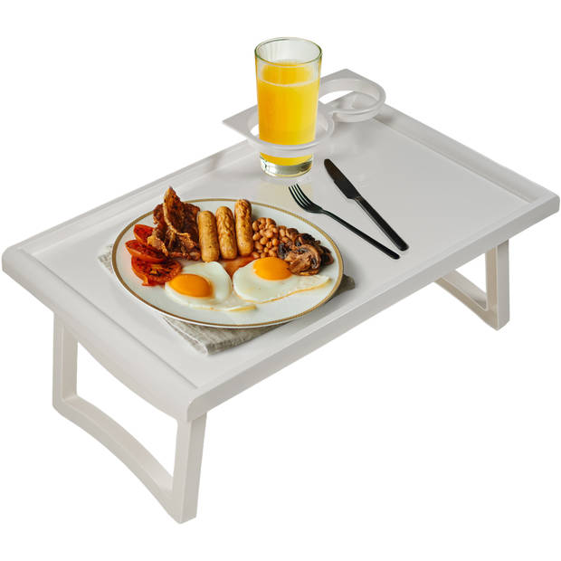 Opvouwbare bedtafel met accessoirehouders