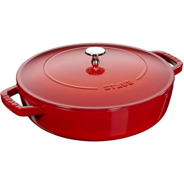 Staub Hapjespan Chistera - Kersenrood - ø 24 cm / 2.4 liter