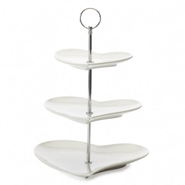 Maxwell & Williams Etagere / Serveertoren Wit Basics 3-Delig