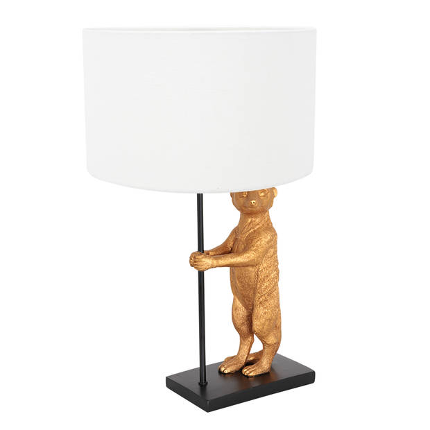 Anne Lighting Animaux tafellamp wit metaal 50 cm hoog