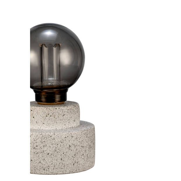 Pauleen Noble Flare Tafellamp - 2xAA - beton