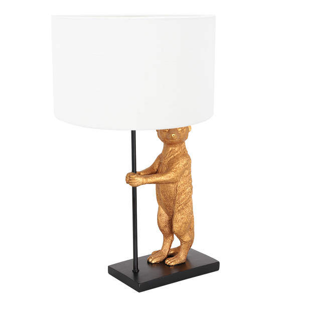 Anne Lighting Animaux tafellamp wit 50 cm hoog metaal