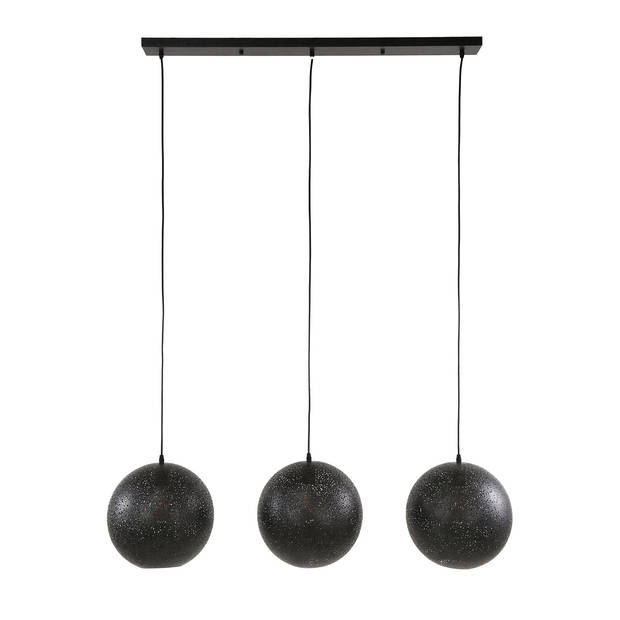 Giga Meubel - Hanglamp 3-Lichts - Metaal Zwart - 125x30x150cm