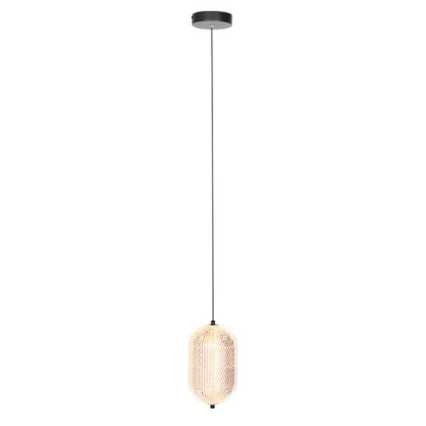 Mexlite hanglamp Geripu - amberkleurig - - 3840ZW