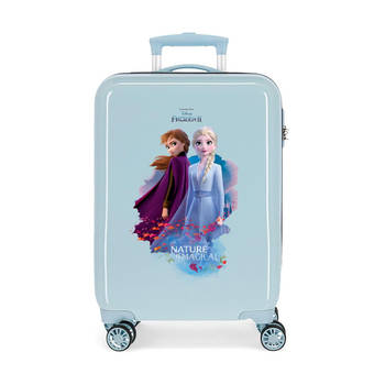 Frozen meisjes trolley ABS kinderkoffer nature 55cm 4 w bleu