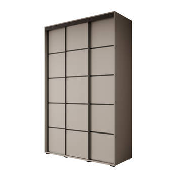 Meubella Kledingkast Delos 4 - Beige - 150 cm