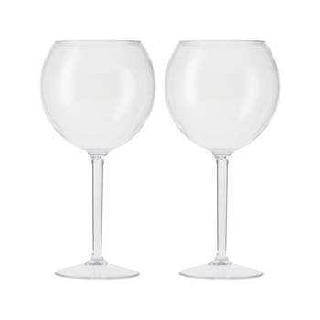 HappyGlass Gin Tonic Glazen - Onbreekbaar Superglas - Miss Liza - 630 ml - 2 stuks