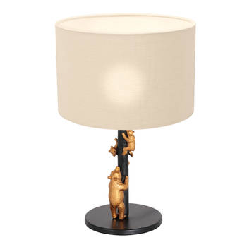 Anne Lighting Animaux tafellamp crème metaal 40 cm hoog
