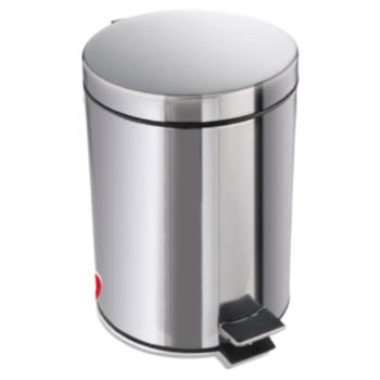 Pedaalemmer 3 Liter - Badkamer of WC - RVS - Zilverkleurig