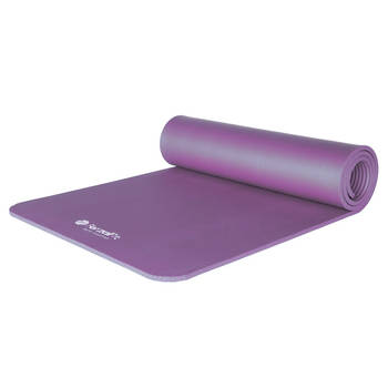 ForzaFit yoga mat met draagriem - Extra dik 12 mm - Paars