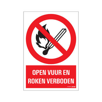 Pickup - Deco picto open vuur en roken verbod